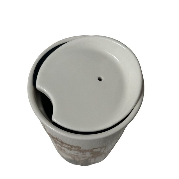 Starbucks Seattle‎ Ceramic Travel Mug With Lid 12 Fl Oz 2015 Limited Edition - Picture 4 of 6